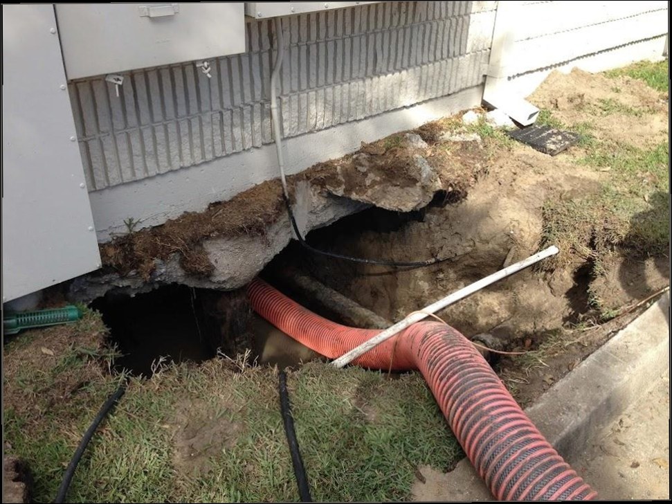 Foundation pipe work