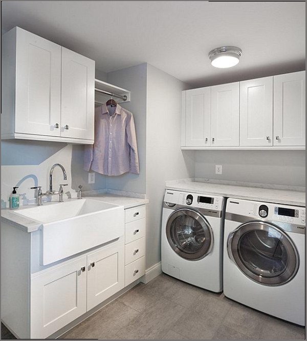Laundry room plumbing